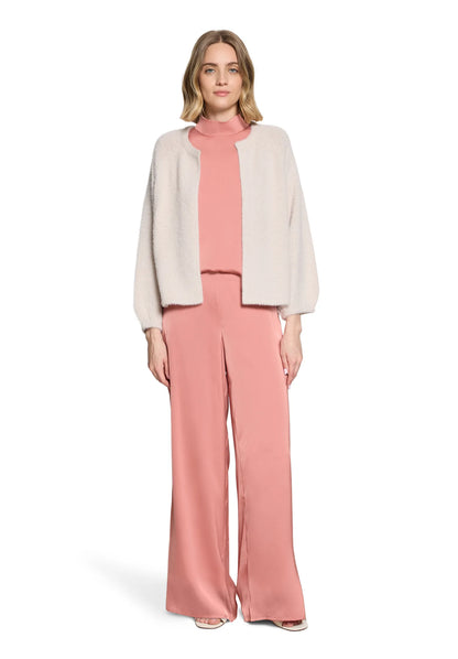 Betty Barclay Light Mahogany Women Solid Color Slip-On Blouse SKU: 8111-1196_4688 Image 02