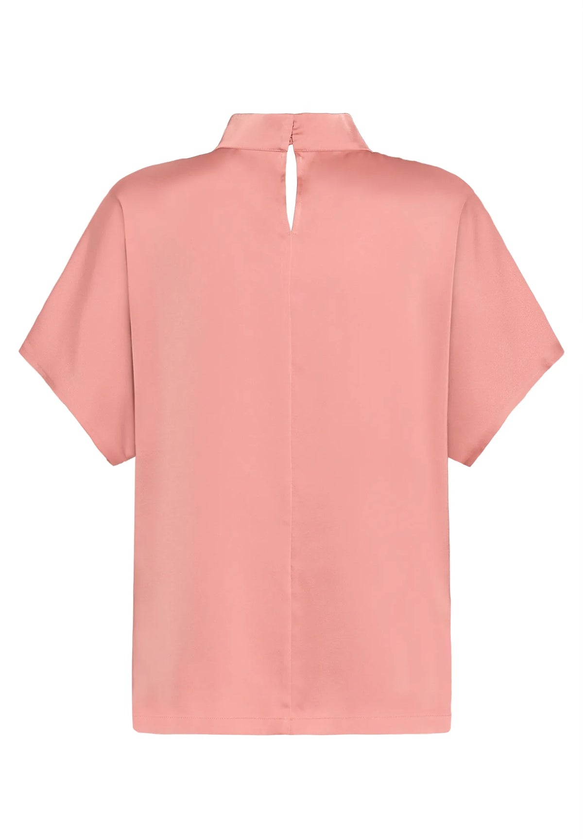 Betty Barclay Light Mahogany Women Solid Color Slip-On Blouse SKU: 8111-1196_4688 Image 05