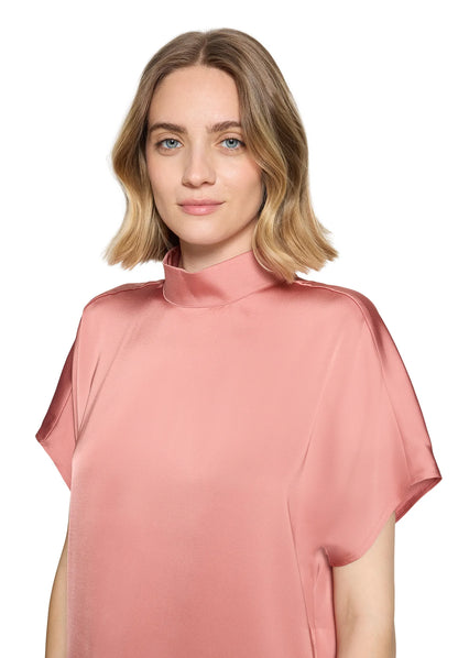 Betty Barclay Light Mahogany Women Solid Color Slip-On Blouse SKU: 8111-1196_4688 Image 06