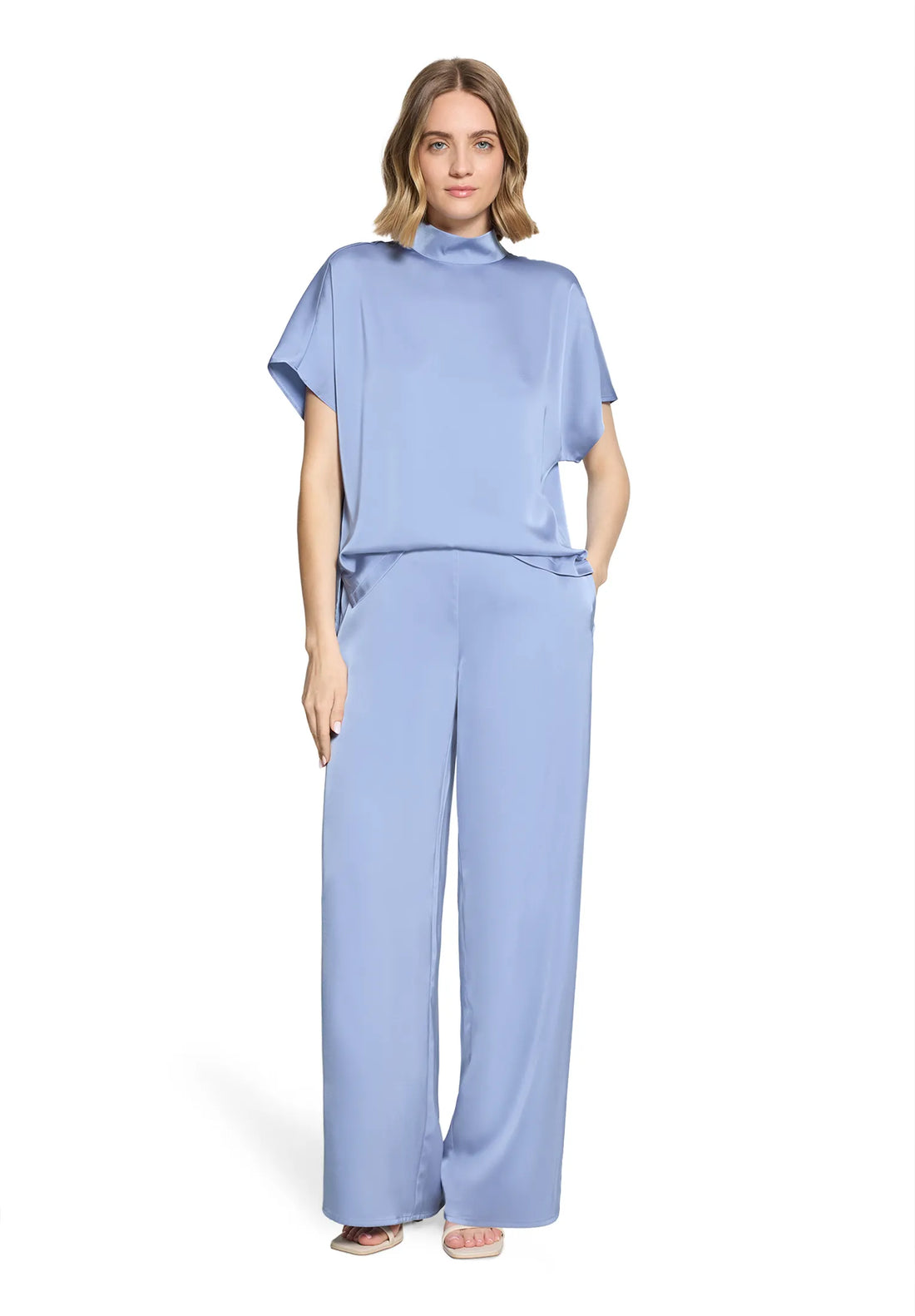 Betty Barclay Infinity Women Solid Color Slip-On Blouse SKU: 8111-1196_8308 Image 02