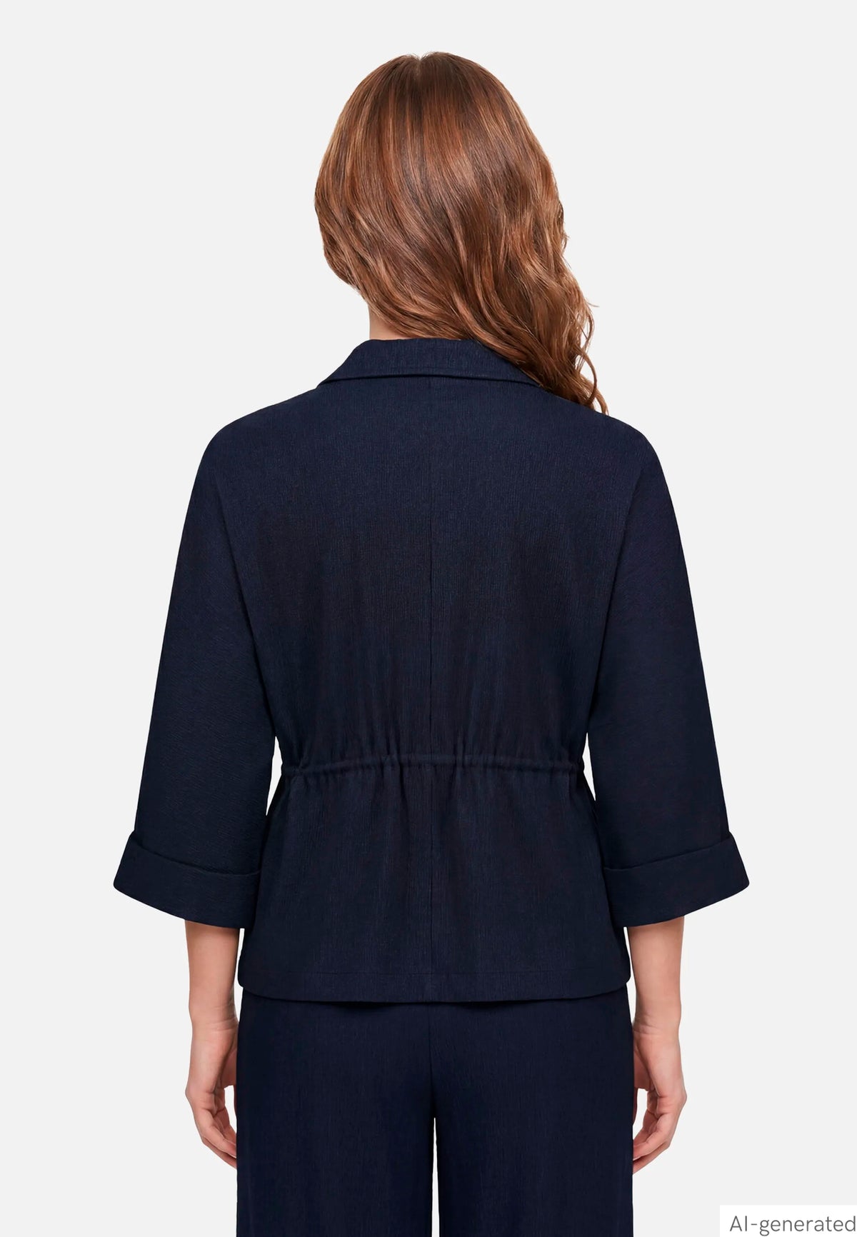 Betty Barclay Dark Sky Women Shirt Blouse with Belt SKU: 8115-1705_8345 Image 04