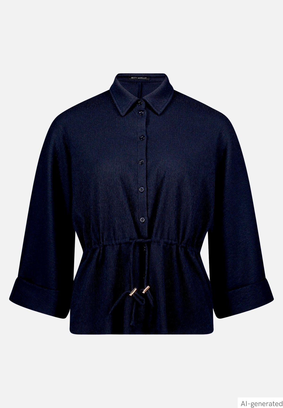 Betty Barclay Dark Sky Women Shirt Blouse with Belt SKU: 8115-1705_8345 Image 05