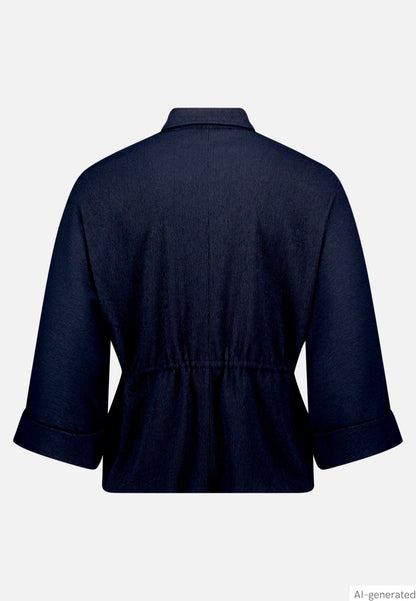Betty Barclay Dark Sky Women Shirt Blouse with Belt SKU: 8115-1705_8345 Image 06