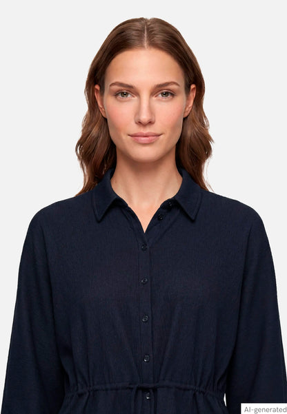 Betty Barclay Dark Sky Women Shirt Blouse with Belt SKU: 8115-1705_8345 Image 08