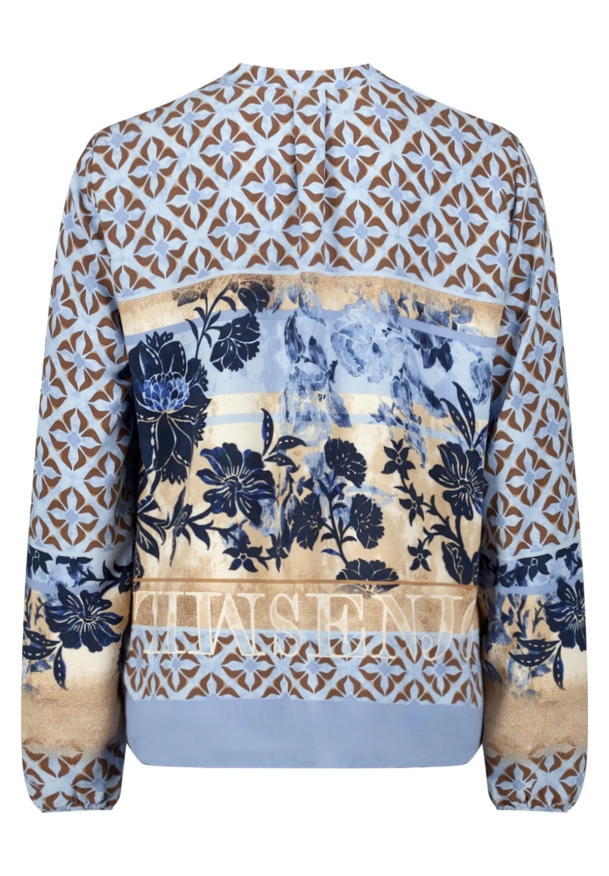 Betty Barclay Blue/Beige Women Long Blouse SKU: 8118-1696_8872 Image 07
