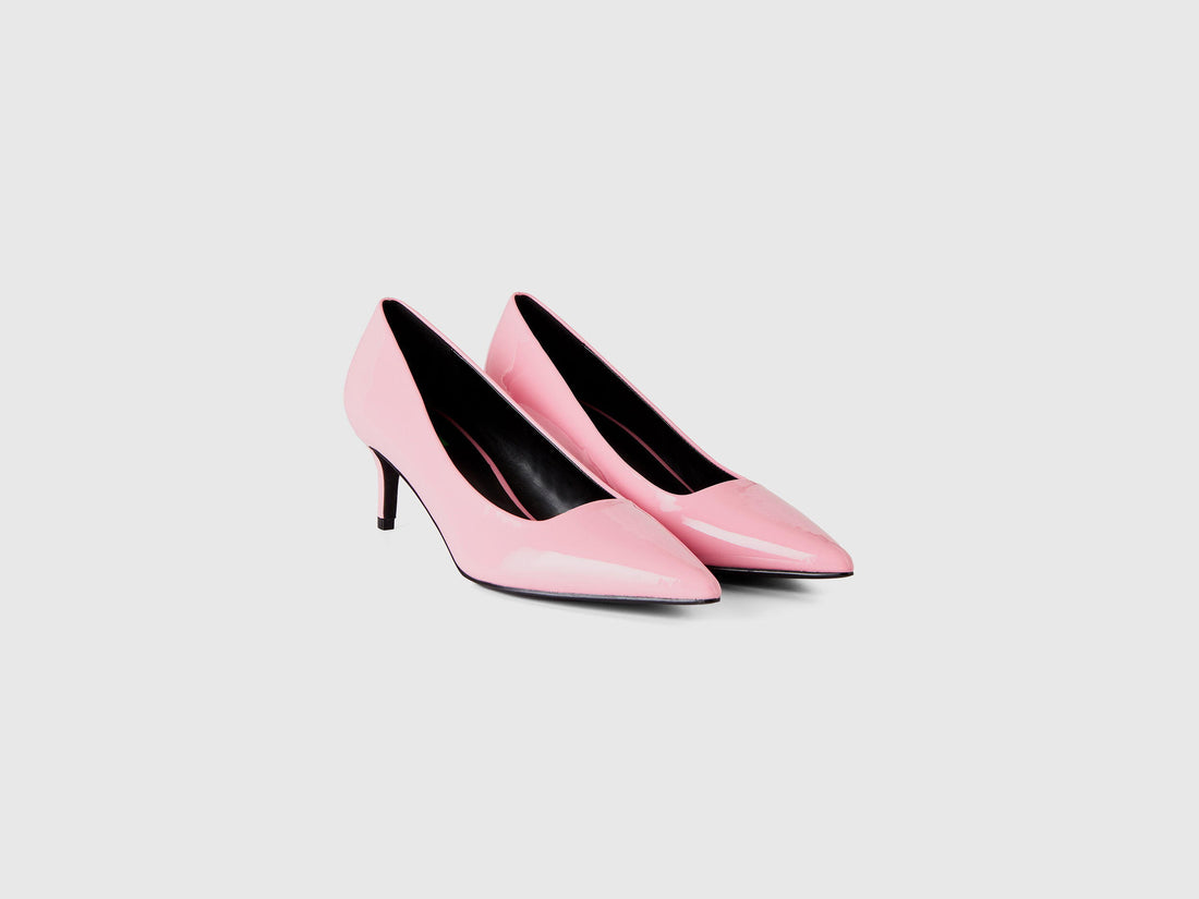 Pink Pumps With Patent Leather Heels_81A8DD02P_38E_02