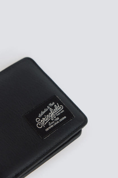 Springfield Black Men Two-Tone Faux Leather Wallet SKU: 8203116_01 Image 02