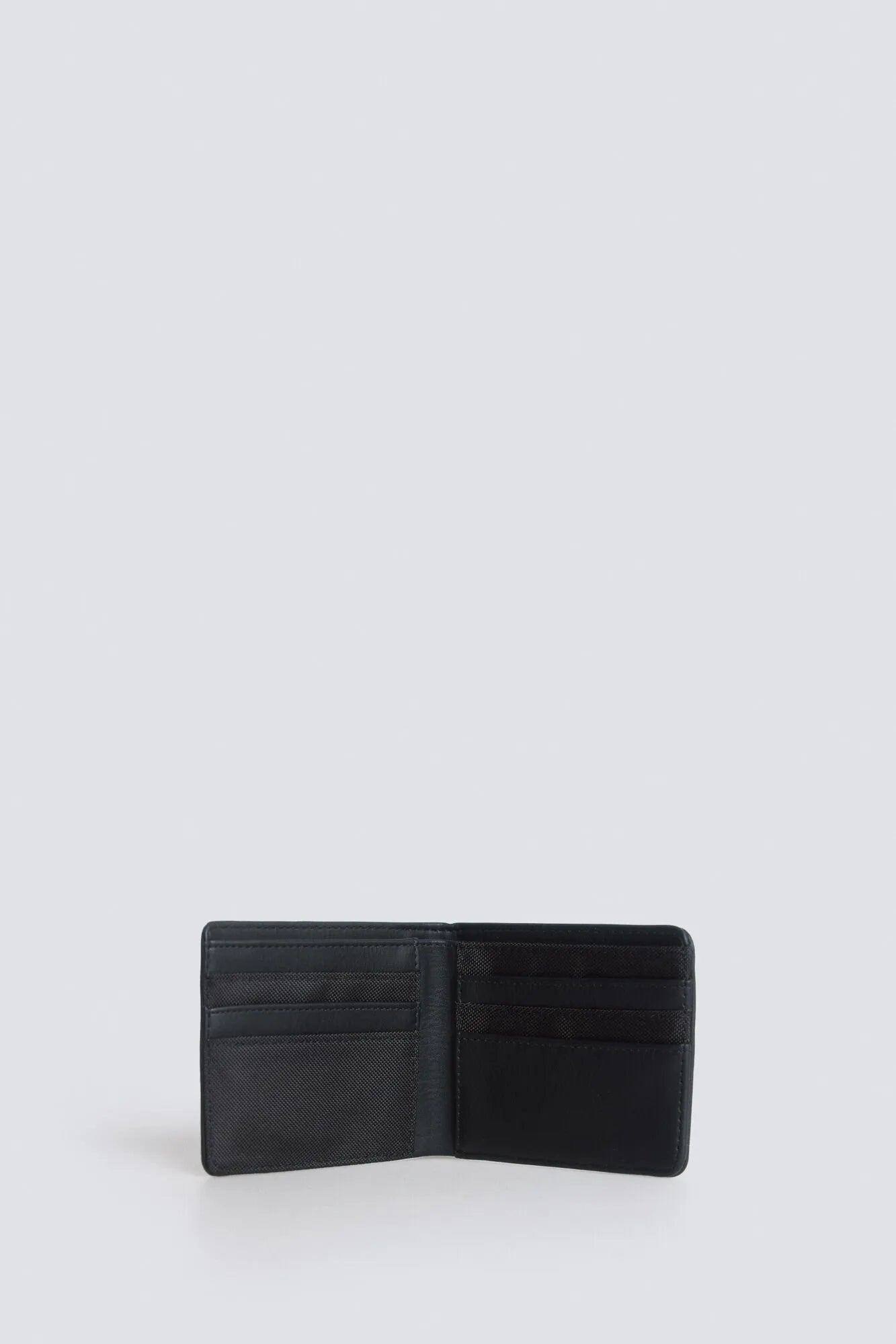 Springfield Black Men Two-Tone Faux Leather Wallet SKU: 8203116_01 Image 04