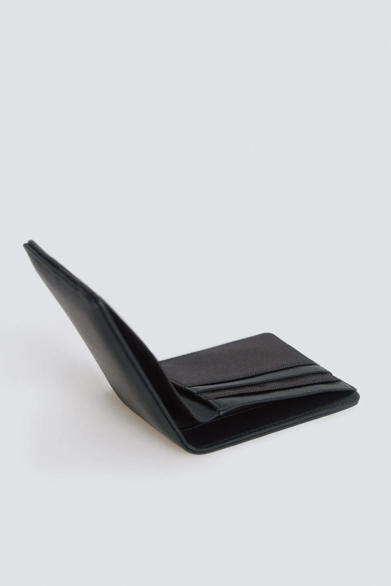 Springfield Black Men Two-Tone Faux Leather Wallet SKU: 8203116_01 Image 05