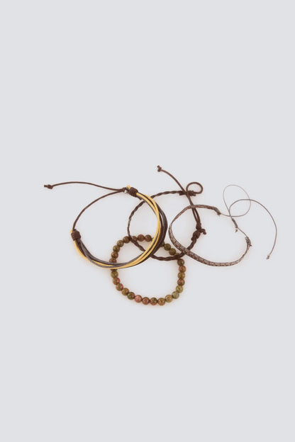 Springfield Khaki Men 3-Pack Bracelets SKU: 8203121_92 Image 01