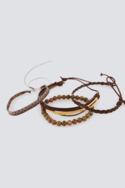 Springfield Khaki Men 3-Pack Bracelets SKU: 8203121_92 Image 03