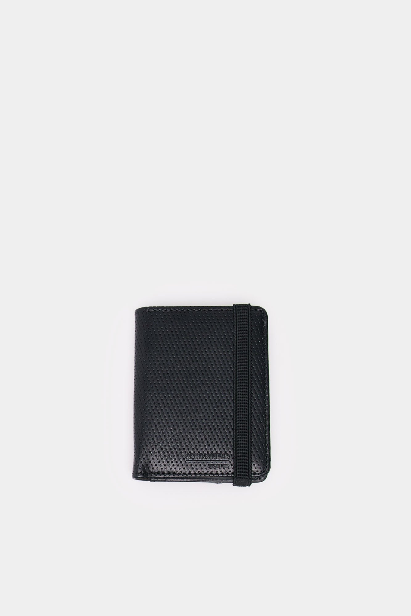 Springfield_Slim Leather Effect Wallet with Micro Perforation_8209045_01_01
