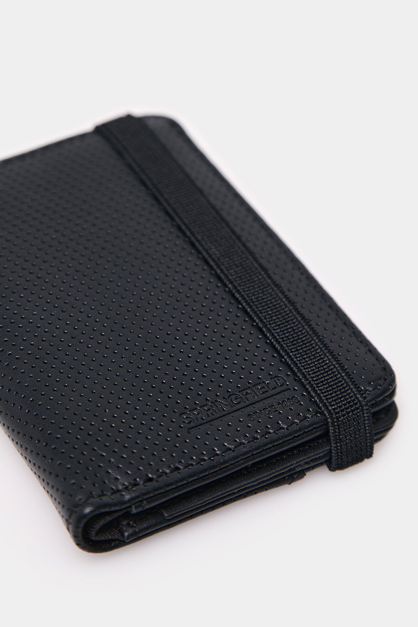 Springfield_Slim Leather Effect Wallet with Micro Perforation_8209045_01_04