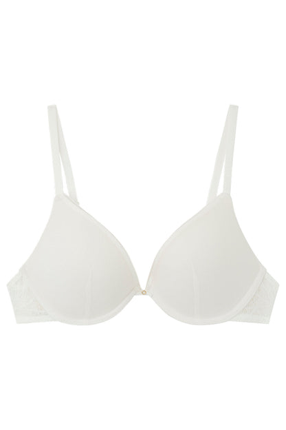 Gorgeous Push Up Bra White Tulle Lace_08