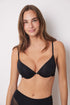 Gorgeous Black Push Up Soft Bra In Different Cup Sizes_01