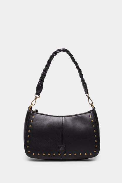 Black Shoulder Bag With Braided Strap_8527381_01_09