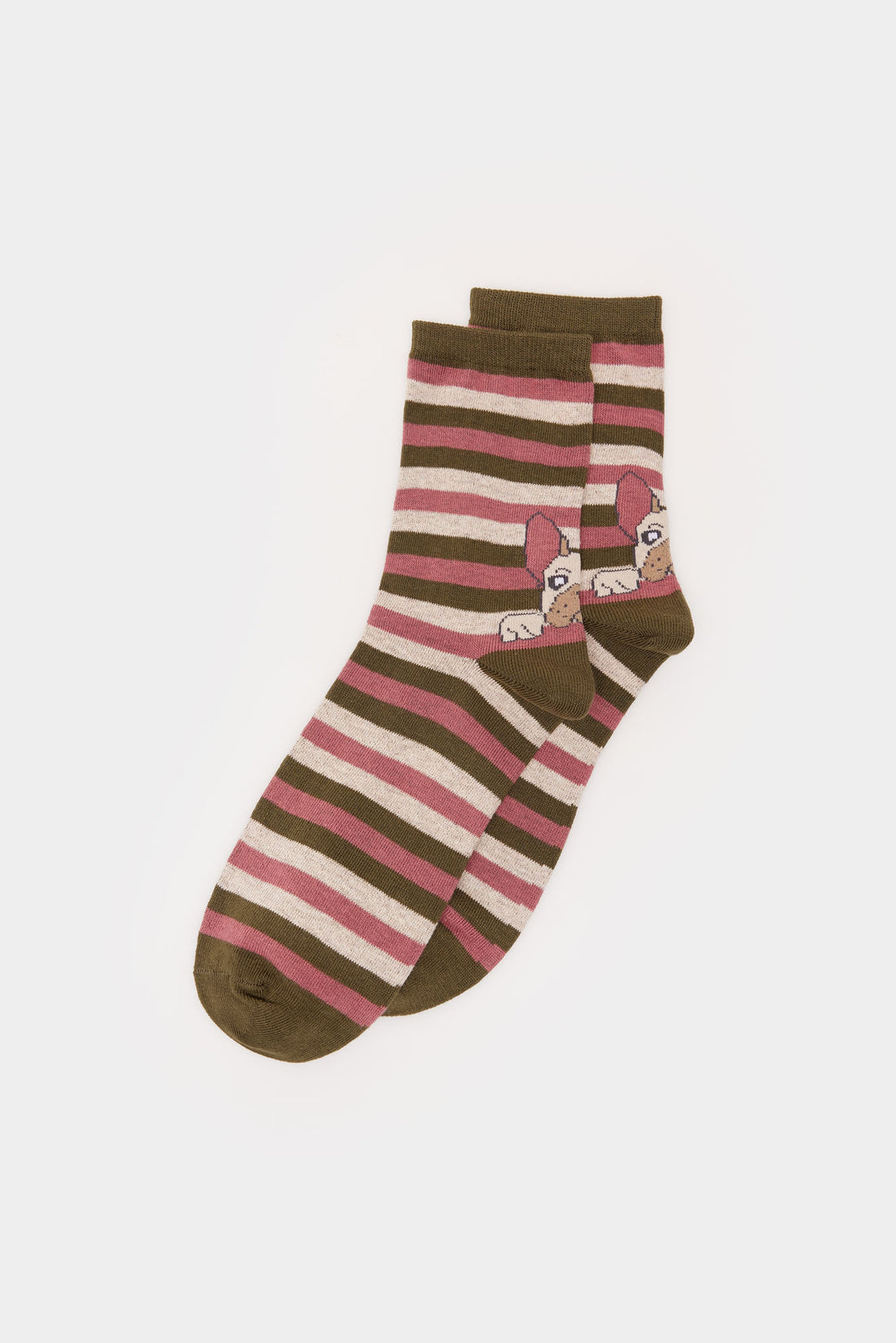 Striped High Socks_8547854_90_01