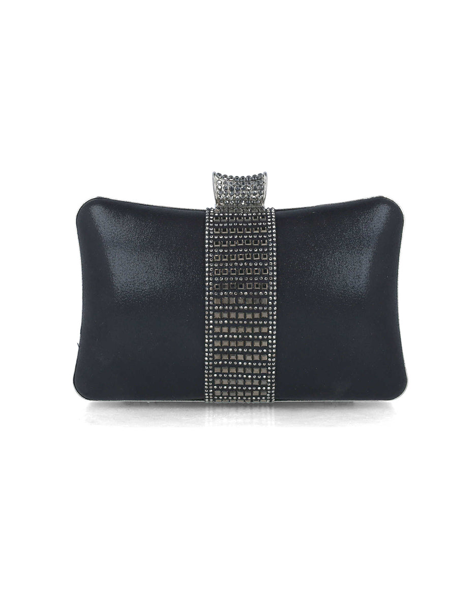 Black Clutch With Embellishment_85498_01_01