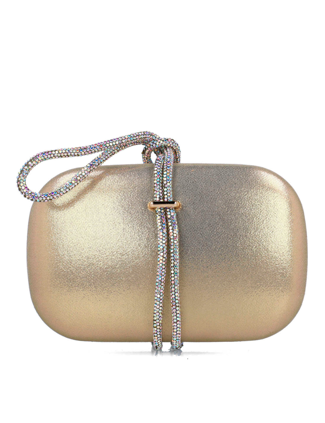 Gold Clutch With Embellished Hand Strap_85499_00_01