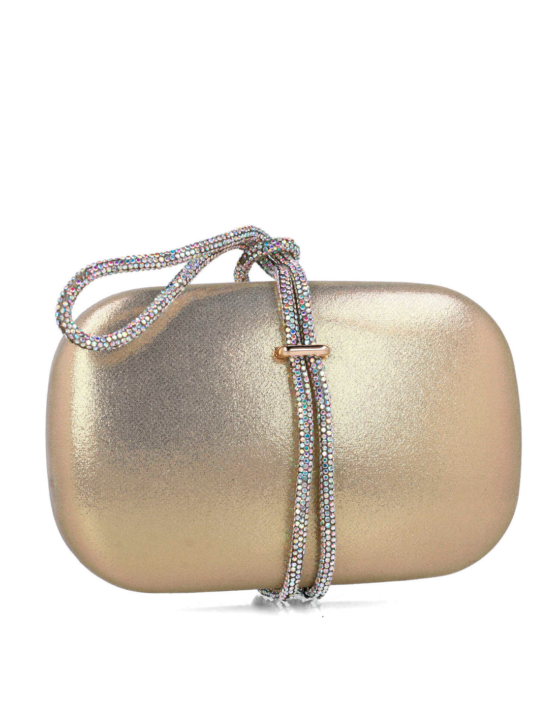 Gold Clutch With Embellished Hand Strap_85499_00_02