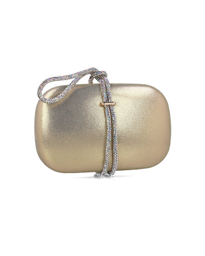 Gold Clutch With Embellished Hand Strap_85499_00_02