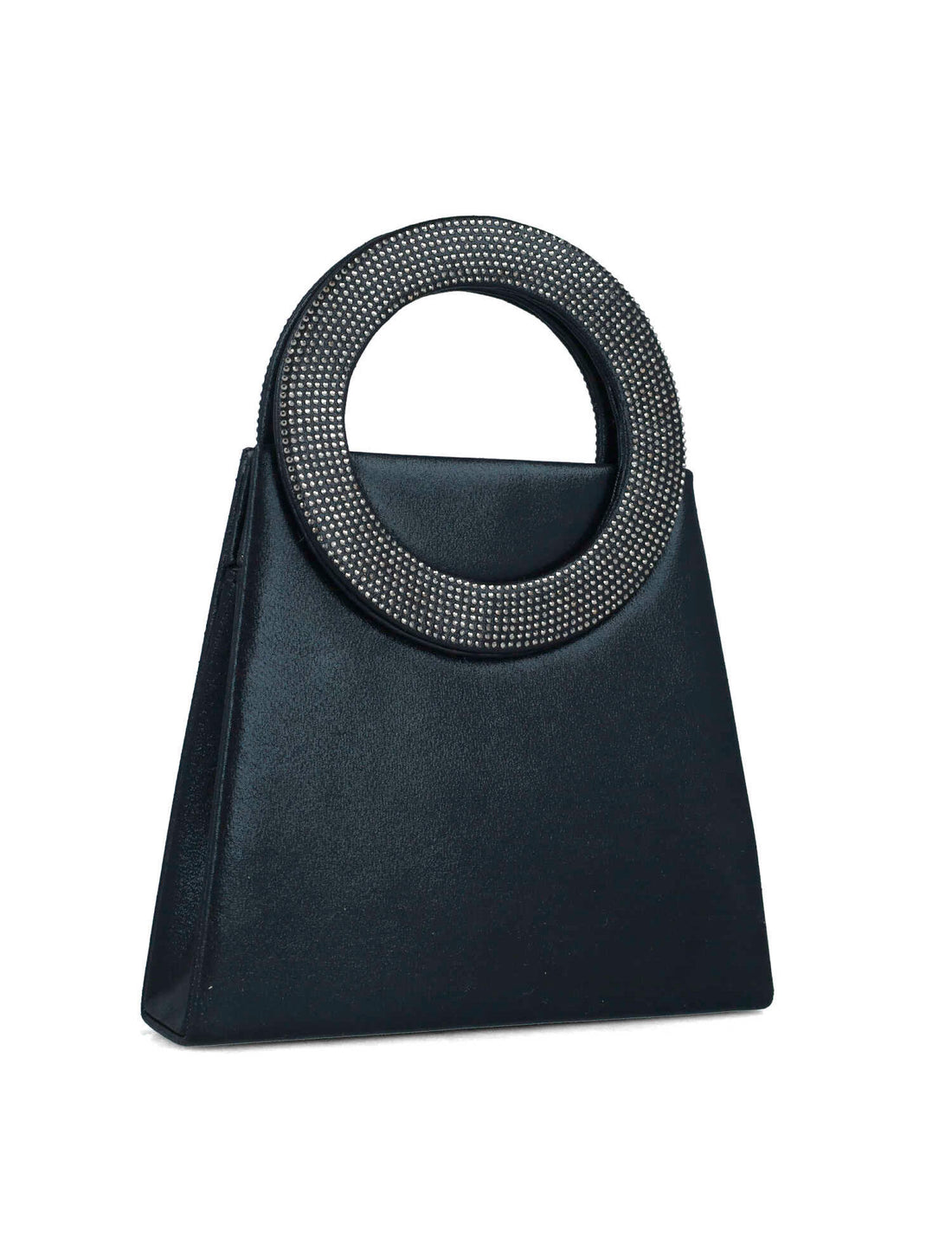 Black Handbag With Embellished Hand Strap_85508_01_02