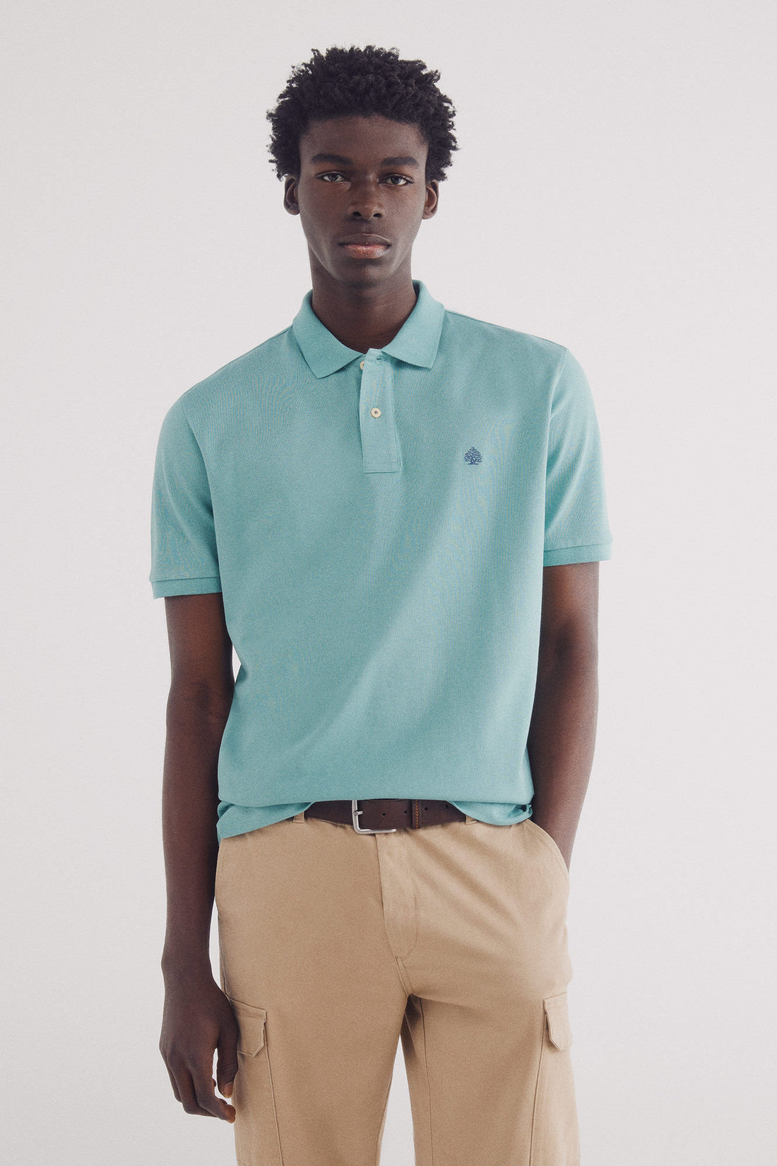 Springfield_Essential Regular Fit PiquŽ Polo Shirt_8551088_27_01