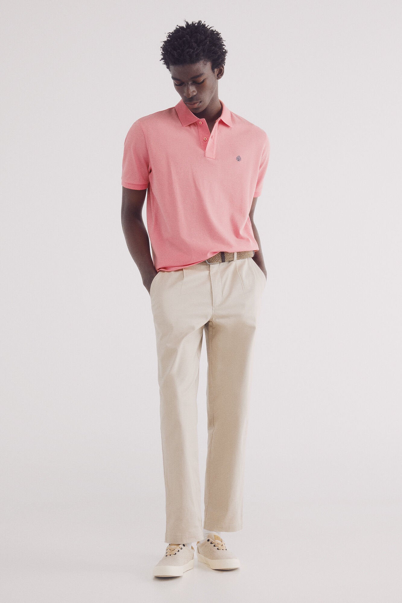 Springfield_Essential Regular Fit PiquŽ Polo Shirt_8551088_58_02