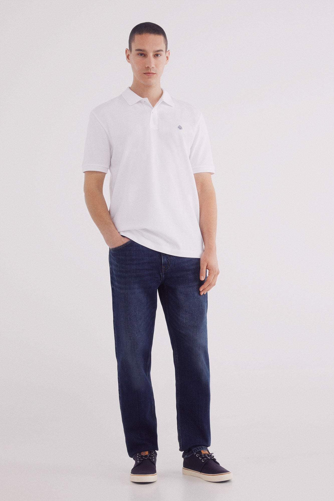 Springfield_Essential Regular Fit PiquŽ Polo Shirt_8551088_99_04