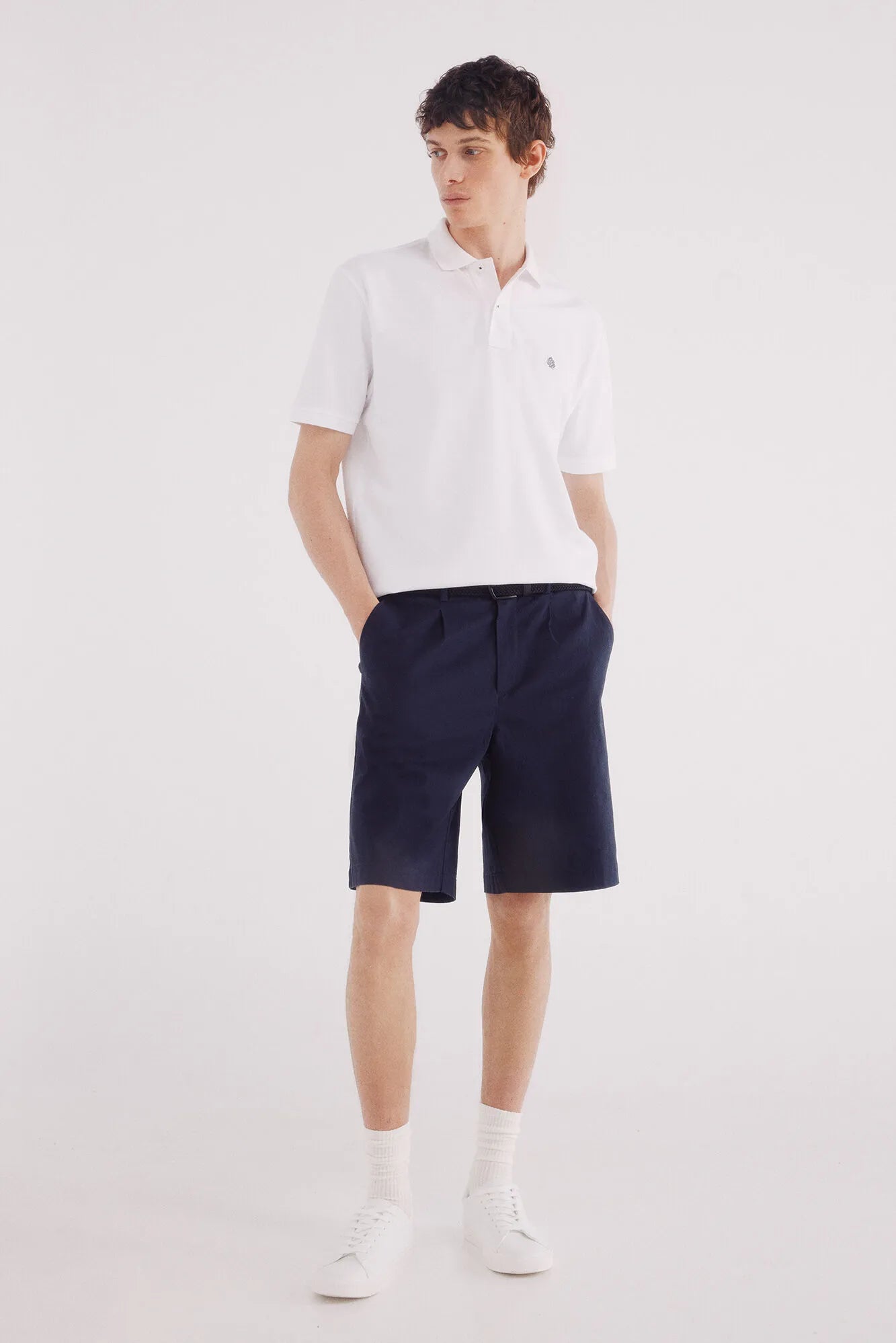 Springfield_0_Essential Regular Fit PiquŽ Polo Shirt_8551091_99_02