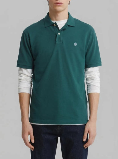 Springfield Green Men Basic Regular Fit Polo Shirt Springfield SKU: 8551097_21 Image 00