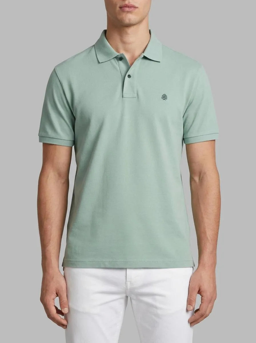 Springfield Green Men Basic Regular Fit Polo Shirt Springfield SKU: 8551097_27 Image 00