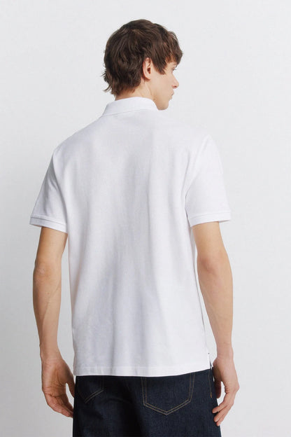 Springfield White Men Basic Regular Fit Polo Shirt Springfield SKU: 8551097_99 Image 03