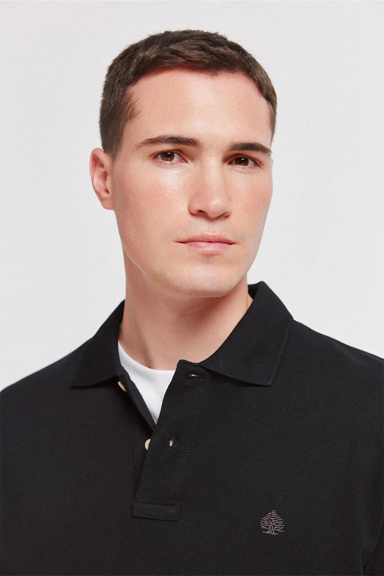 Springfield Black Men Basic Regular Fit Polo Shirt Springfield SKU: 8551105_01 Image 03