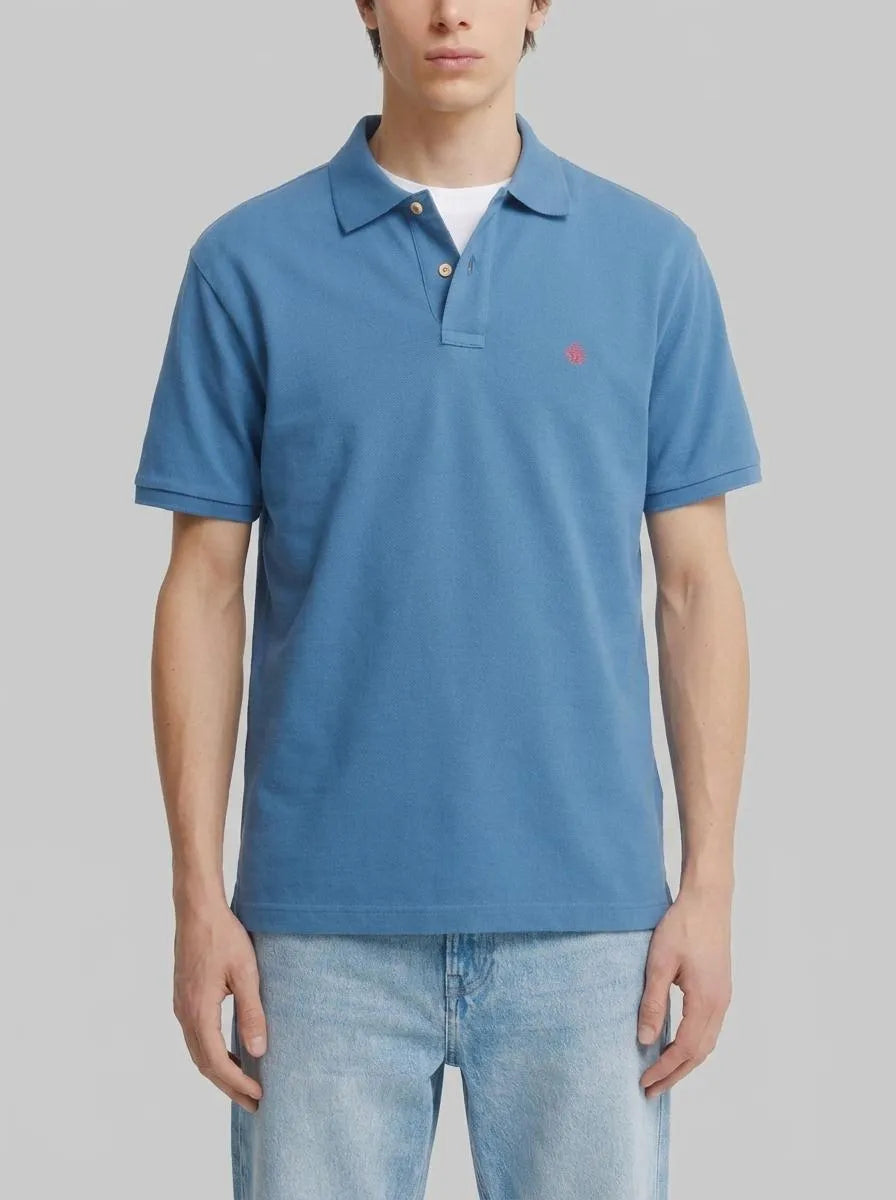 Springfield Blue Men Basic Regular Fit Polo Shirt Springfield SKU: 8551105_14 Image 00