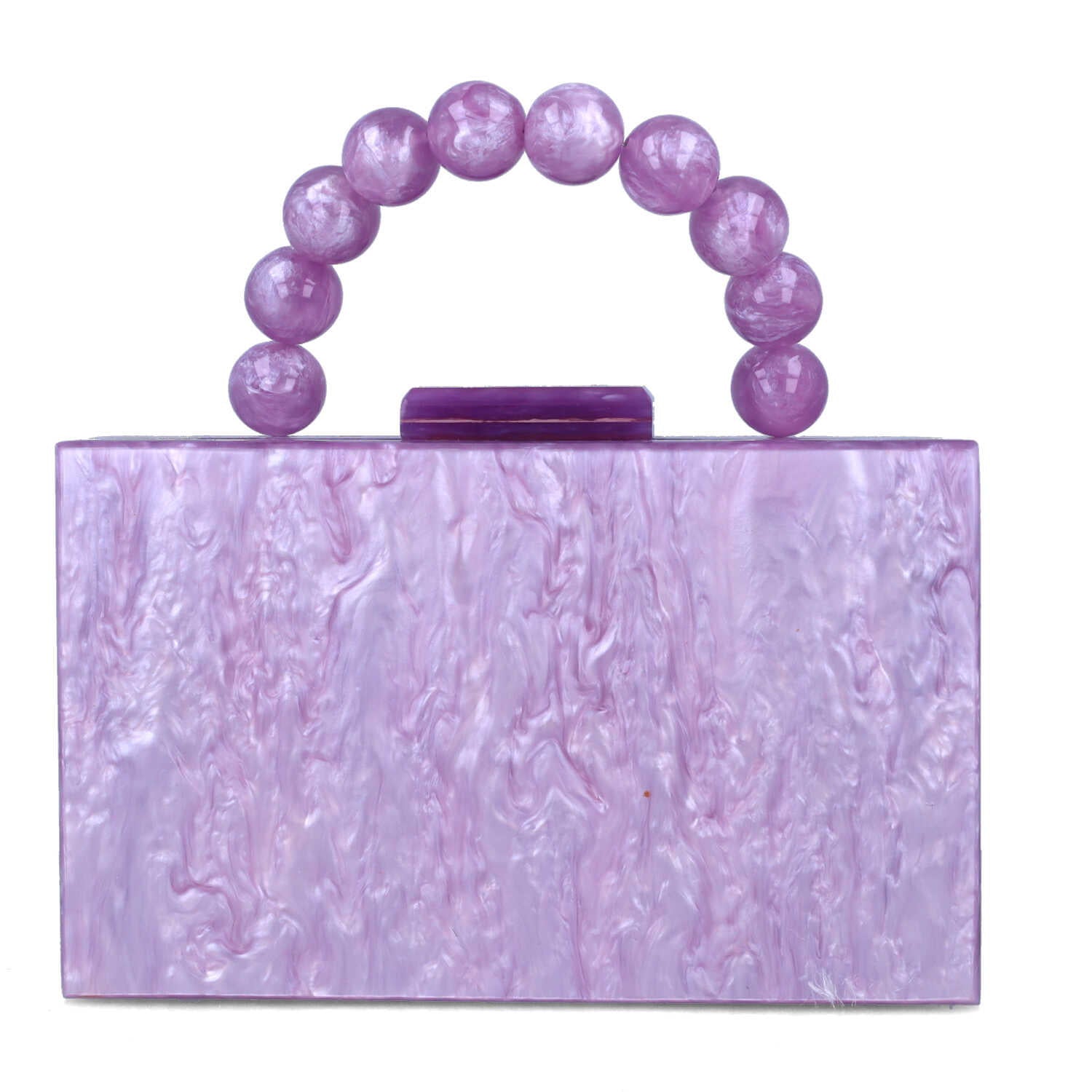 Lilac Handbag With Beaded Strap_85577_80_01