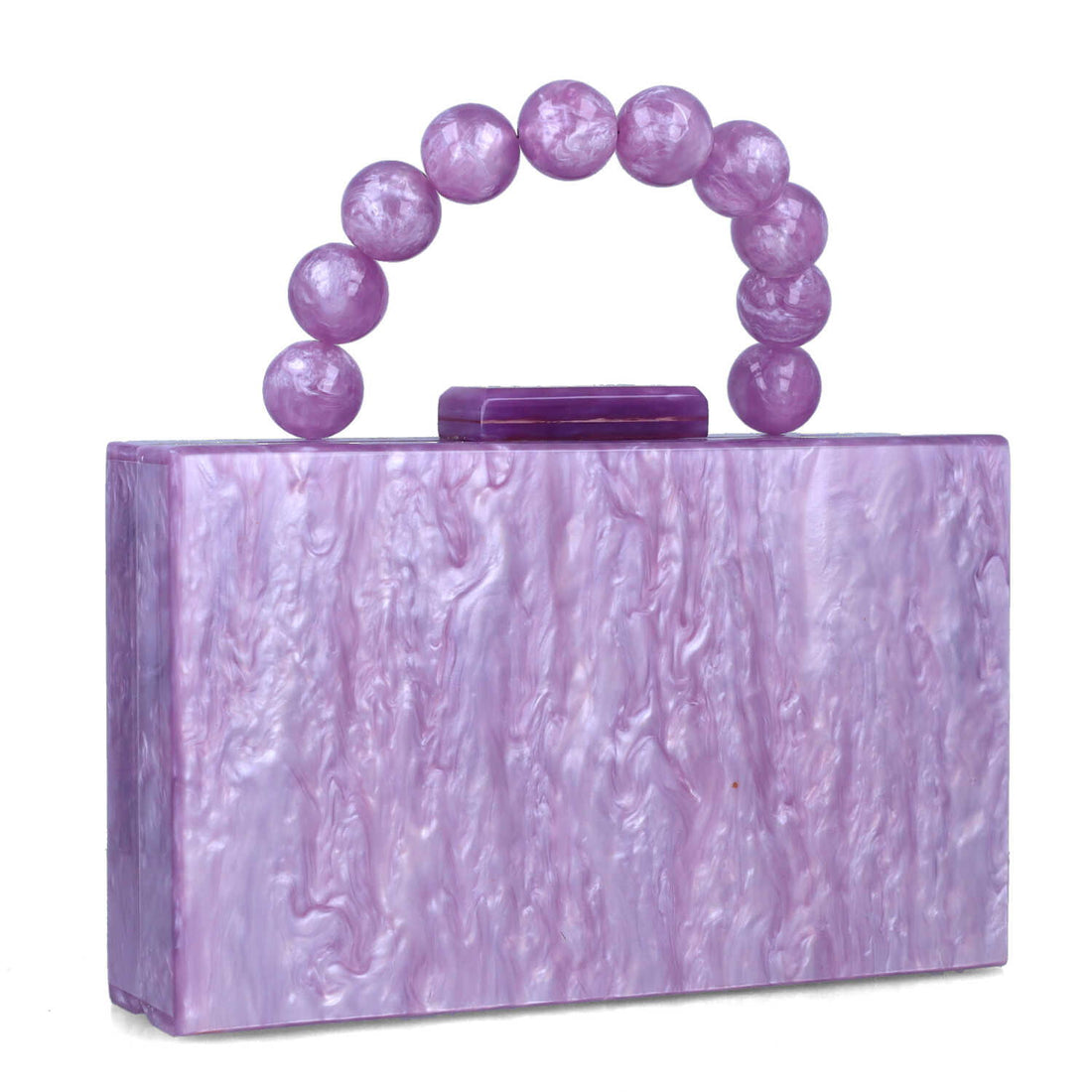 Lilac Handbag With Beaded Strap_85577_80_02