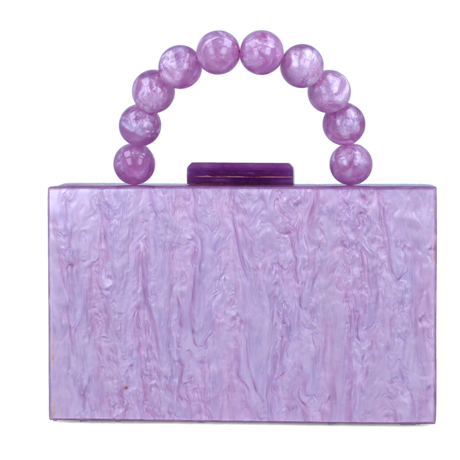 Lilac Handbag With Beaded Strap_85577_80_03