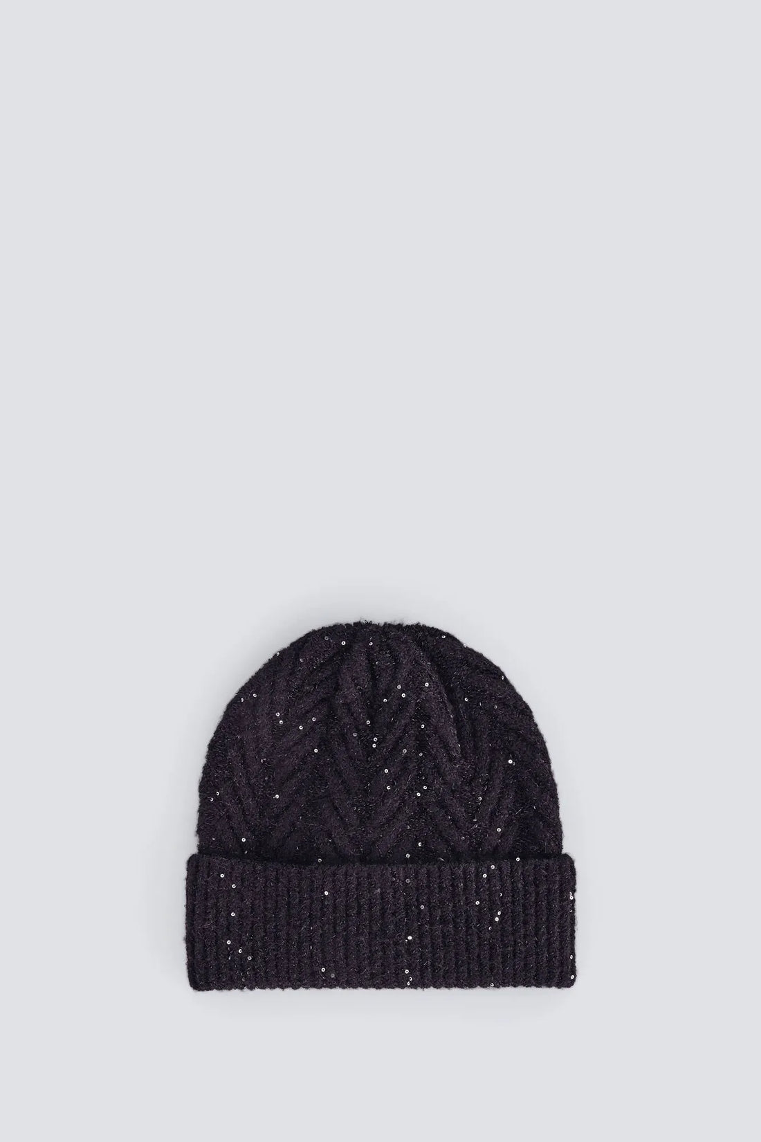 Springfield_Black_Beanie Jersey-Knit Hat_8562491_01_01