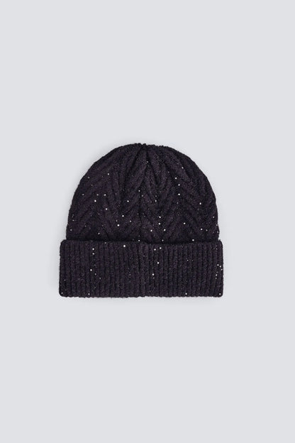 Springfield_Black_Beanie Jersey-Knit Hat_8562491_01_03