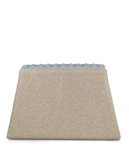 Beige Clutch With Embellished Flap_85636_00_03