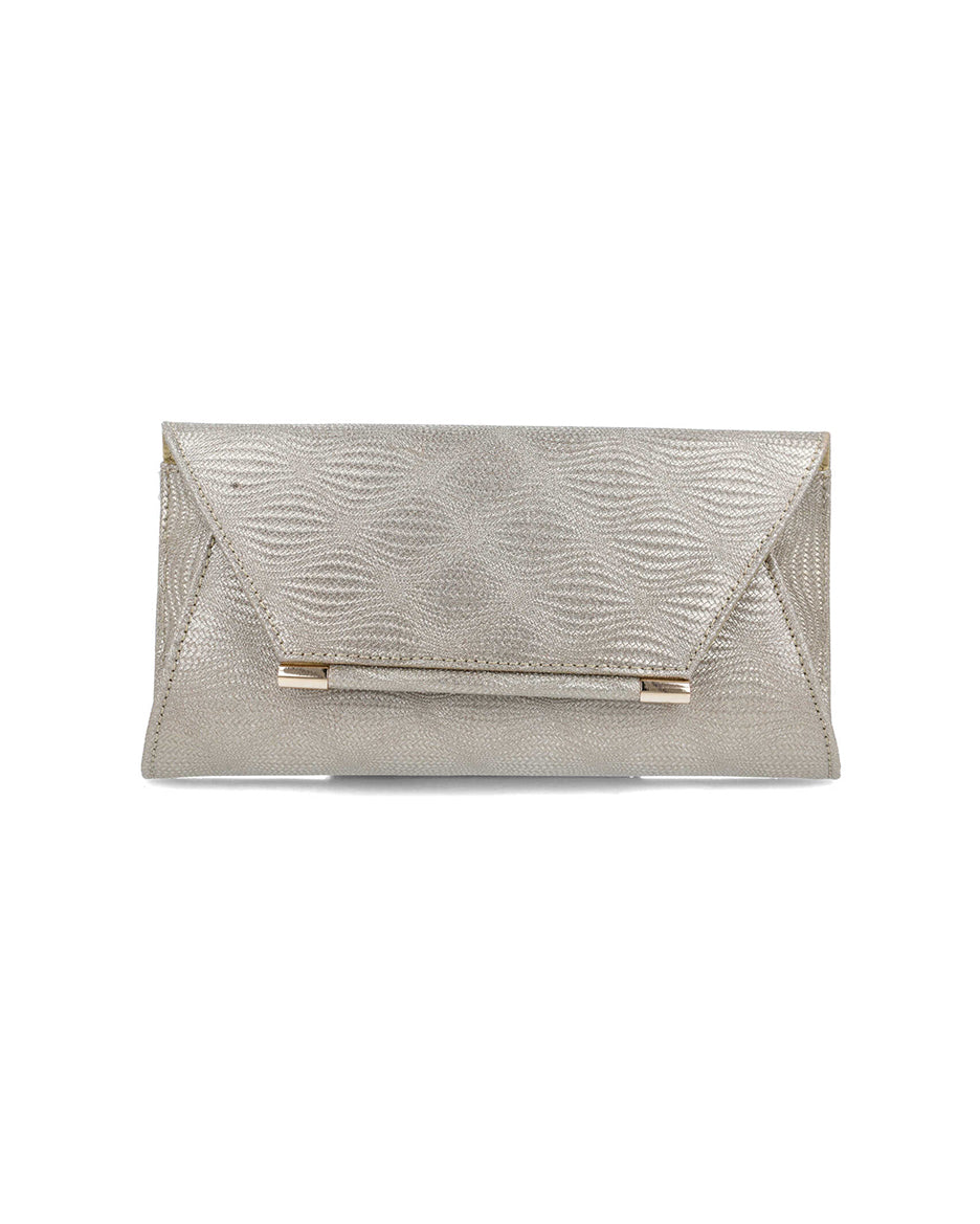 Beige Clutch With Gold Hardware_85642_00_01