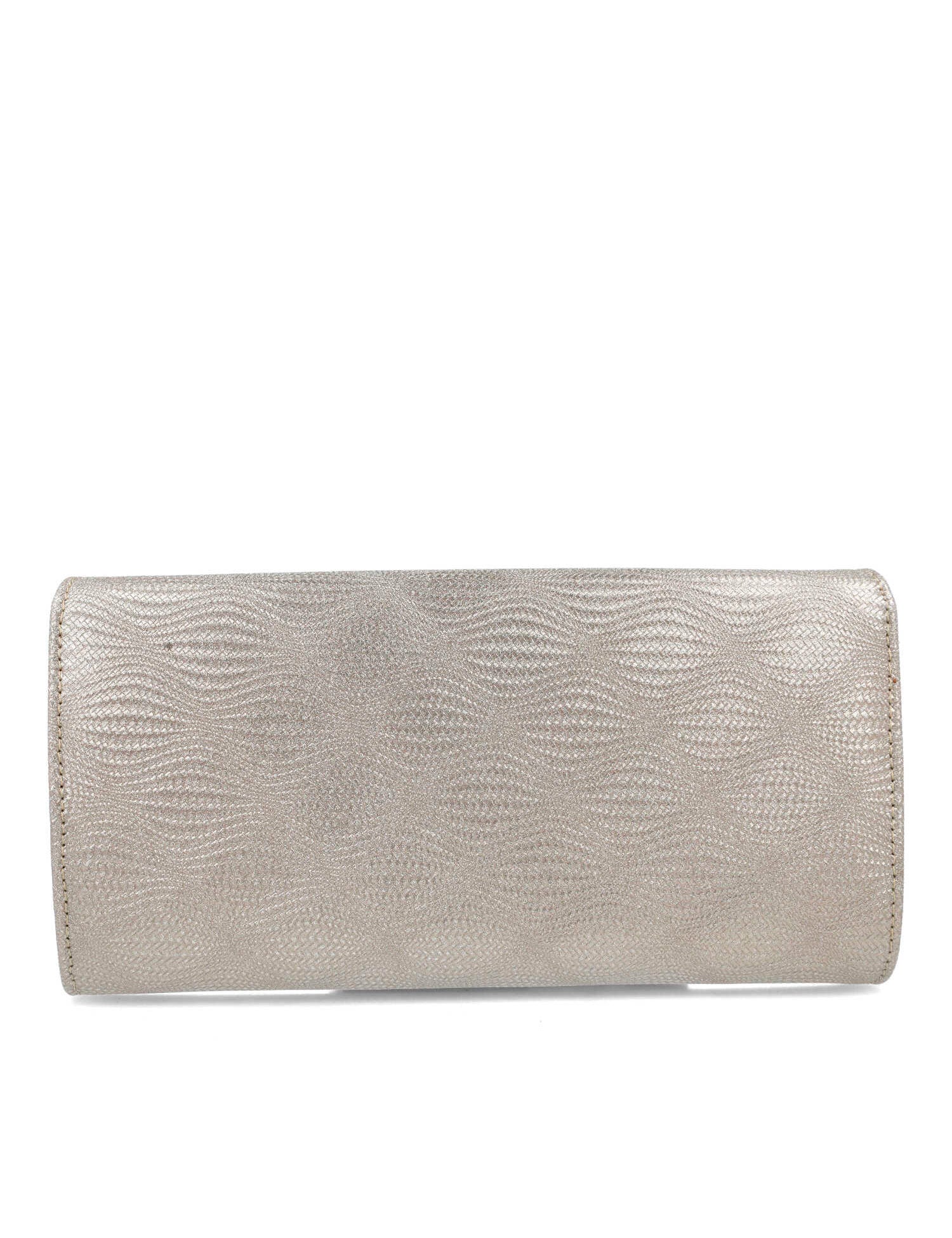 Beige Clutch With Gold Hardware_85642_00_03