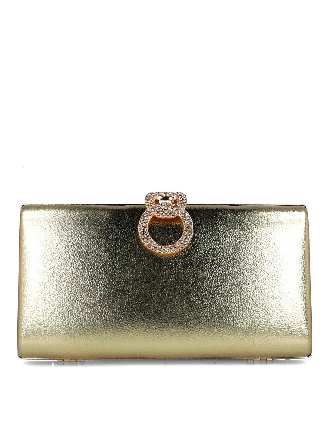 Gold Clutch Bag With Embellishment_85648_00_01