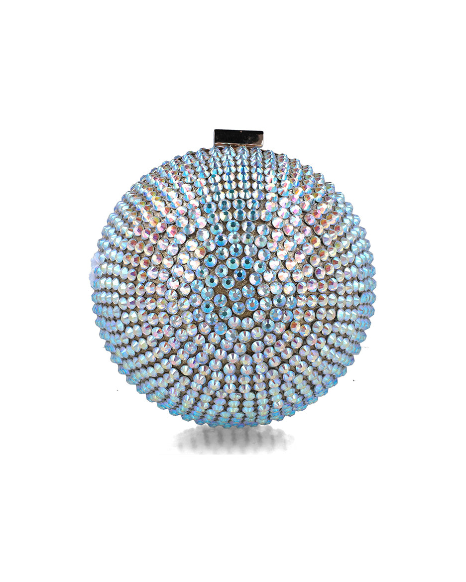 Round Clutch With All Over Embellishment_85670_00_01