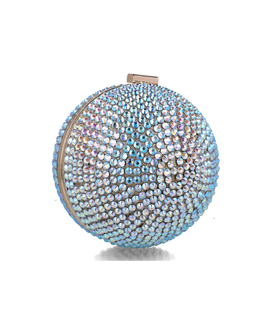 Round Clutch With All Over Embellishment_85670_00_02