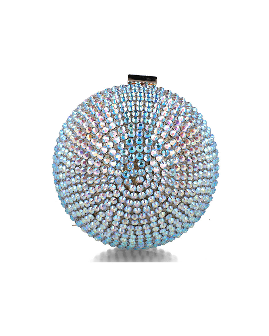 Round Clutch With All Over Embellishment_85670_00_03