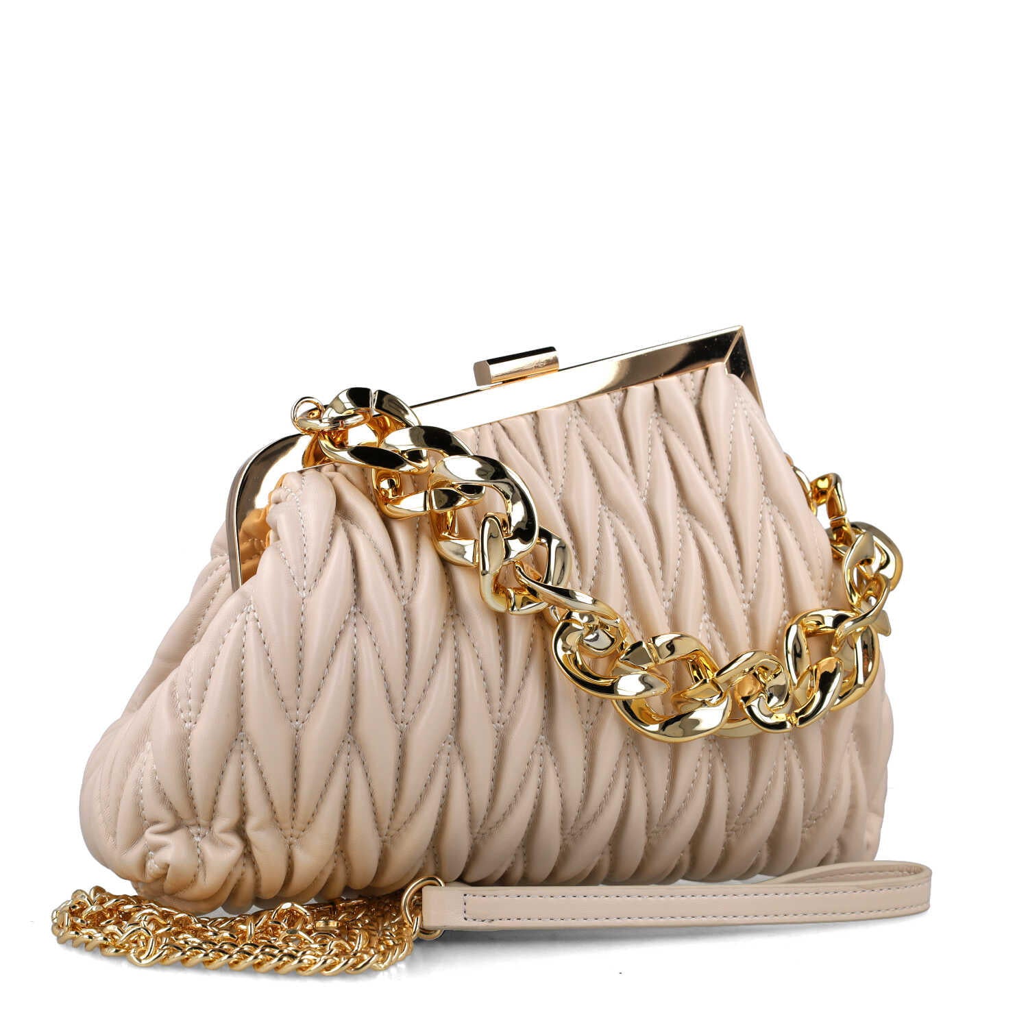 White Handbag With Chain Strap_85678_06_02