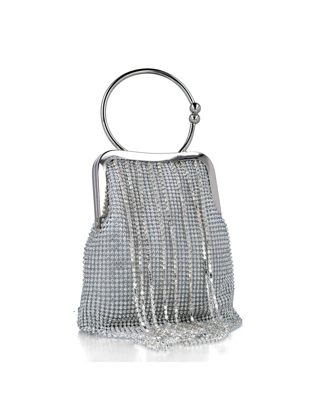 Embellished Handbag With Round Handles_85687_09_02