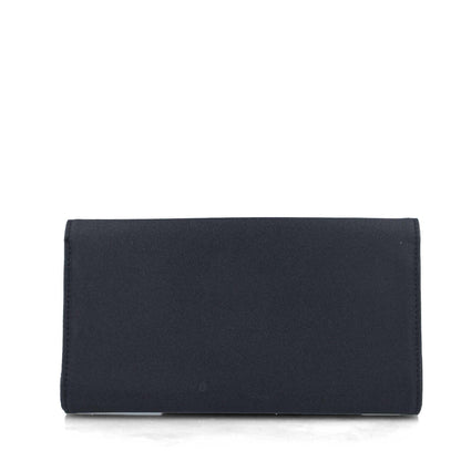 Black Clutch Bag With Chain Strap_85712_01_03